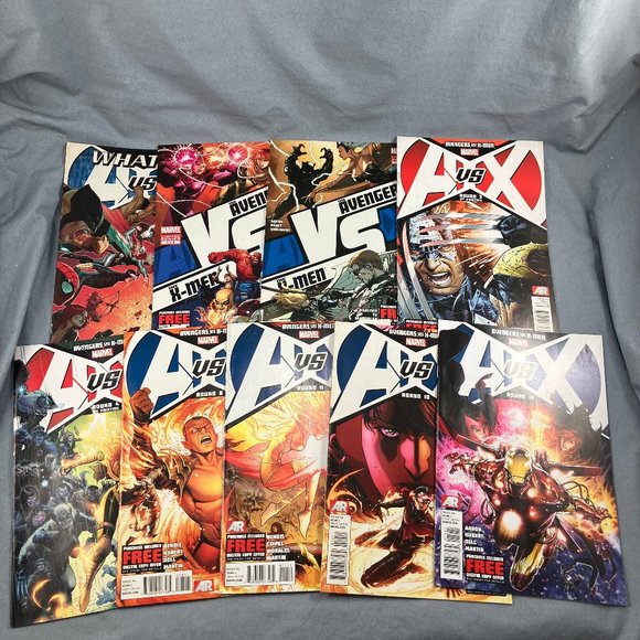 Avengers Vs X-Men Marvel Comics Lot of 9 Issues 2012 Series What If A vs X - Picture 1 of 3